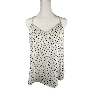 Peace and pearls Women's Size S camisole Blue White‎ Star Print Coastal Beach